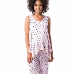 Pip and vine maternity pajama set